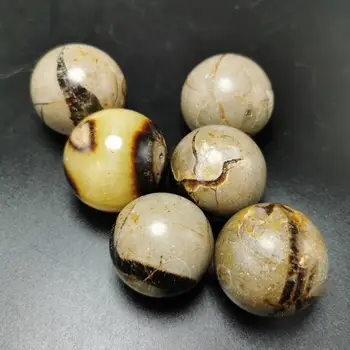 30-40mm Přírodní septarium kamenné koule vzorku minerální kameny míč