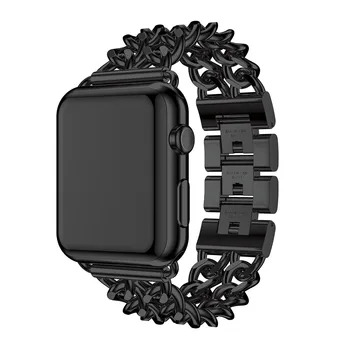 38 mm 42 mm 40 mm 44 mm Kapela pro Apple Watch Série 1 2 3 4 Nerezové Oceli Popruh Watchband pro iWatch 4 Inteligentní Náramek Náramek