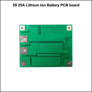 3S 25A 11.1 V nebo 12,6 V PCB 18650 Baterie s rovnováhou funkcí pro elektrické nástroje, baterie nebo jiné