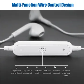 4.1 Bluetooth Sluchátka Sportovní, S Obloukem Na Krk Magnetické Bezdrátové Sluchátka Stereo Sluchátka Hudba, Metal Sluchátka S Mikrofonem Pro Všechny Telefony