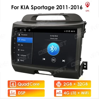 4G LTE Pro Kia Sportage 3 SL 2010 - 2016 Auto Rádio Multimediální Video Přehrávač, GPS Navigace pro Android 10 Č. 2din 2 din dvd