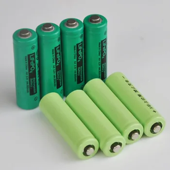 4KS IFR 3,2 V LiFePo4 AA nabíjecí baterie 600mah 14500 lithium-ion cell + 4ks falešné baterie pro digitální kamery, hračky