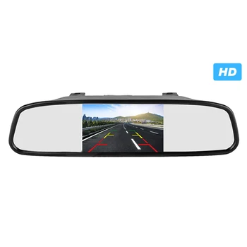 5.0 Palcový TFT LCD Barevný Auto Zadní Pohled Zrcadlo Sledovat Video, DVD Přehrávač, Auto Audio, Auto, Auto Reverse Kamera