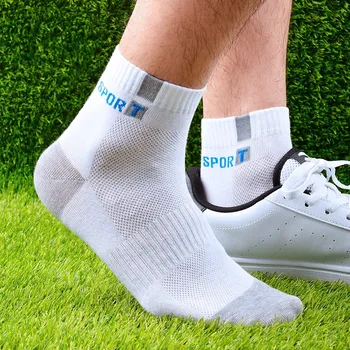 5 Párů /Lot Pánské Bavlněné Ponožky Černé Obchodní Muži Ponožky, Prodyšné Letní Zimní Mužské Ponožky, Kotníkové Ponožky Muži Plus Velikost EU38-45