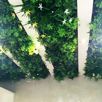 50*50cm Zeď Tráva Umělé Zelené Trávy Zeď Rostlina Vertikální Falešné Rostliny, Obchod, Obraz Zeď Home Garden Decor