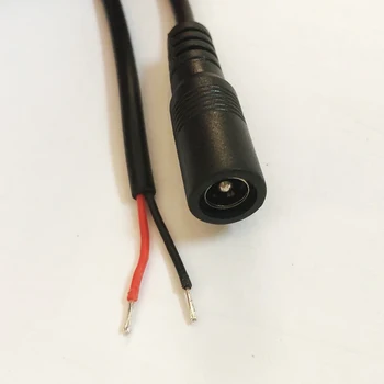 50ks/mnoho 40cm 5.5x2.1mm DC Napájecí Samice Jack Konektoru kabel Kabel 22AWG