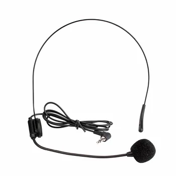 5ks Mini Headset Kondenzátorový Mikrofon MIKROFON pro Hlasové Zesilovač Reproduktor Profesionální průvodce Systém Bezdrátové F4512A