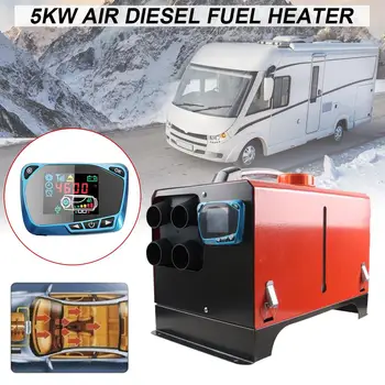 5KW Auto Ohřívač 12V Vzduch Naftové Topení nezávislé Topení s Nízkým Hlukem LCD Monitor Dálkové Ovládání pro Karavan RV Trailer Truck Lodí