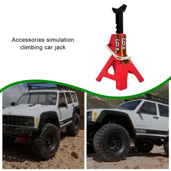6 Ton Měřítko Kovové Simulace Výška Jack Stand Nástroj pro Opravu 1/10 D90 Axial Wraith SCX10 Crawler RC Off-road Auto