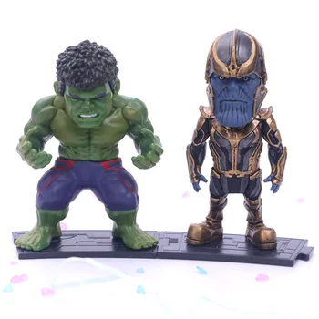 6KS/MNOHO Marvel Avengers 3 Infinity War Akční Figurky Black Panther Hulk, Kapitán Amerika Spiderman, Iron Man, Thanos Děti Hračky