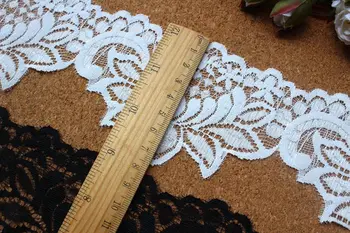 7,5 CM široký lotus strečové krajky příslušenství DIY oblečení stlačena prádlo krajka