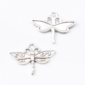 70 kusů retro kovové zinkové slitiny dragonfly přívěsek pro DIY ručně vyráběné šperky náhrdelník což 7347