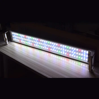 75~95 cm 27W barevné Akvarijní LED Osvětlení Světlo, Lampa s Výsuvným Držákem 135 LED světlo pro Akvarijní Ryby Nádrže