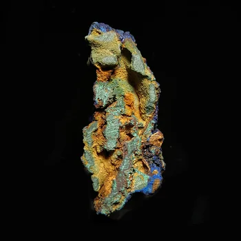 82g Přírodní Azurit Malachit Minerální Krystal Vzor Domácí Dekoraci z Provincie Anhui,Čína A4-1