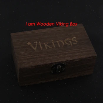 925 Sterling Silver Viking Odin Havran Hugin a Munin Prsten Nastavitelný s Viking dřevěné krabici jako dárek
