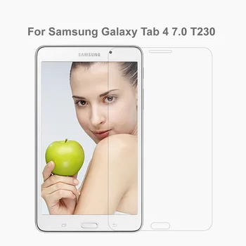 9H Tvrzené Sklo Pro Samsung Galaxy Tab 4 7.0 SM-T230 SM-T231 SM-T235 HD Screen Protector Film pro Samsung T230 7.0 palcový Tablet