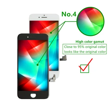 AAA+ Pro iPhone 7 7Plus 8 8Plus LCD XR Screen Digitizer Shromáždění Pro iPhone 11 Zobrazení Žádný Mrtvý Pixel s DOBROU 3D Touch
