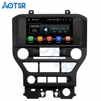 Android 8.1 Auto stereo headunit multimediální Auto GPS Navigace Pro Ford Mustang-2017 Auto rádio rekordér IPS Žádný DVD přehrávač