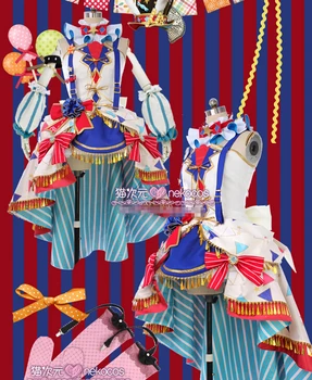 Anime! Láska Live! Nishikino Maki Yazawa Niko Všechny Členy Cirkusu Probuzení Lolita Šaty Uniformy Cosplay Kostým Doprava Zdarma