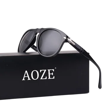 AOZE Luxusní klasické vintage steve 007 daniel craig styl polarizované sluneční brýle muži řízení značky design sluneční brýle oculos UV400