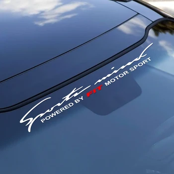 Auto-Styling Auto Dekor Samolepky Pro Honda Fit Podmanivý Motor Sport Přední Zadní Čelní Sklo Auta, Samolepky A Obtisky Příslušenství