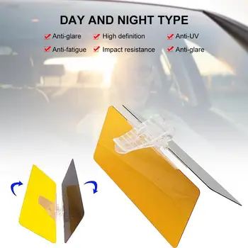 Auto Sun Visor HD Anti Slunečního světla Oslňující Brýle Day/Night Vision Jízdy Zrcátka UV Složit Flip Dolů sluneční clona Extender Car Styling