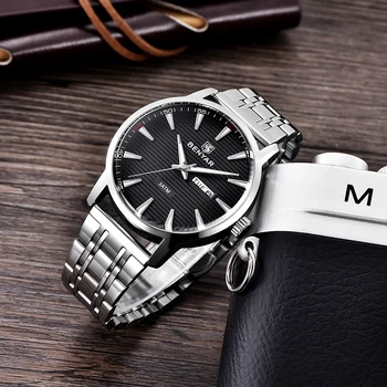 BENYAR quartz pánské hodinky obchod módní náramkové hodinky muži top značky luxusních hodinek muž ocelové hodiny hodinky Relogio Masculino