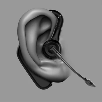 Bezdrátové Bluetooth držák za uši Sportovní Obchodní Ucho Bud sluchátka Dvojí Baterie s Mikrofonem pro Disk, sluchátka