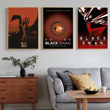 Black Swan Nordic Otisky Plakát Modulární Plátno Obrázky, Malování Domácí Dekorace Obývací Pokoj Na Zeď Umění