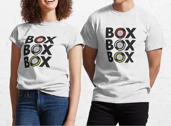 Box Box Box F1 Pneumatiky Složené Design Tričko Pánské Letní tričko 3D Tištěné Trička s Krátkým Rukávem Tshirt Muži/ženy T-shirt