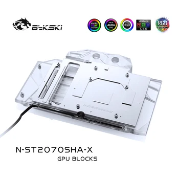 Bykski GPU Chladič Pro ZOTAC RTX 2070 SUPER-8GD6 MINI OC ,Plné Pokrytí Grafickou Kartu Vodní blok ,RGB VGA Ochladí ,N-ST2070SHA-X