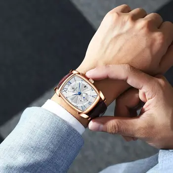 CHENXI Pánské Hodinky Top Značky Luxusní Náramkové hodinky reloj hombre Módní Příležitostné Obchodní Kůže Muži Hodinky Relogio Masculino