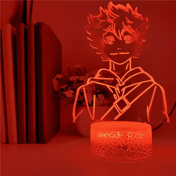 Chytrý Telefon Ovládat Noční Světlo Volejbal Haikyuu Hinata Shoyo Anime Party House Dekorace Děti Studovat Cena Akci Lampa