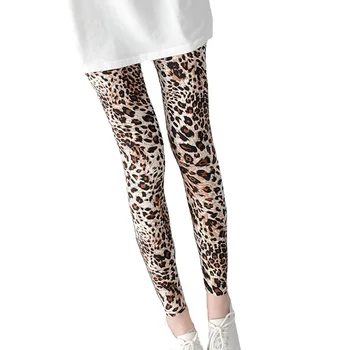 CUAHKCI Sexy Legíny Leopard Letní Nové Módní Punk Rock Kalhoty Žen, Legíny Tisk Kalhoty Stretch Plus Velikosti Kalhoty