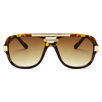 Design značky sluneční Brýle Muži Ženy Muž Vintage Náměstí Sluneční Brýle Luxusní Gradient Brýle UV400 Odstíny Gafas de sol Hombre