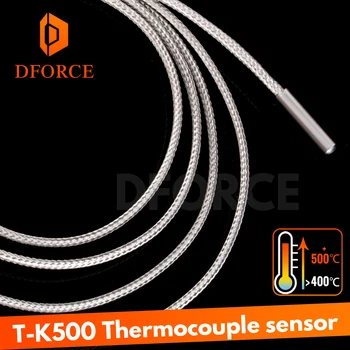 DFORCE T-K500 Termočlánkové snímače 500℃ PEI PEEK vysoká teplota 3D tisk pro sopky E3D V6 GRAFU Teplotní Čidlo