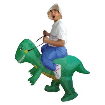 Dinosaurus Kostým pro Dospělé Nafukovací Dino Kostýmy Halloween Kostým pro Muže, Ženy Cosplay T-rex Vtipné Party Šaty TV show oblečení