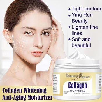 Disaar Collagen Power Lifting Cream 80g Krém na Obličej Péče o Pleť Bělící Hydratační Anti-aging, Proti Vráskám Korean Obličeje Krém