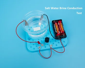 DIY slaném nálevu vedení zkušební hračky, děti STONKU slané vody věda podporu učení vzdělávací hračka student fyziky chemický experiment