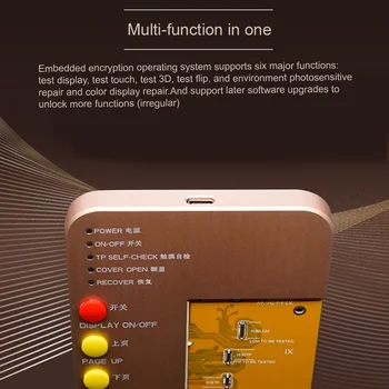 DL100 LCD Displej Tester Box Zkušební Desce iPhone 6S -XS MAX 3D Touch Displej Obnovit Původní Barvu Obnovit Testování