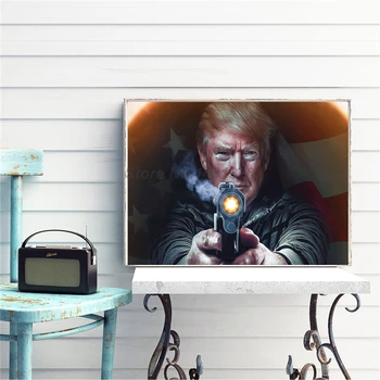 Donald Trump, Americký Prezident Na Plátně Obraz Modulární Obrazů Pro Obývací Pokoj Plakát Na Zeď Home Dekor