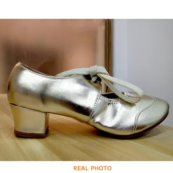 Dospělý profesionální taneční boty, ženy taneční sál latin taneční boty vysoké podpatky dámské boty náměstí pata buty damskie