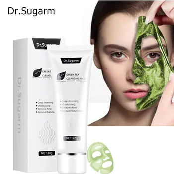 Dr. Sugarm Pupínek Masku Hydratační Zelený Čaj Hloubkové Čištění Pórů Strip Odstranit Akné Nos, Černá Maska