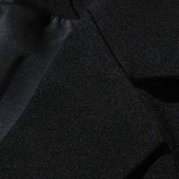 Dámské obleky 2019 podzim nové profesionální dámské ležérní slim jediného tlačítka černé malé oblek sukně dvoudílný oblek