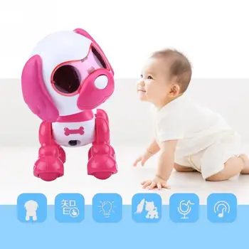 Dítě, Hračka, Dítě, Robot Pes, Pet Hračka Interaktivní Chytré Děti Robotické Pet Pes Chůzi LED Oči Zvuk Štěně Záznam, Vzdělávací Hračky, Dárky