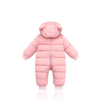 Dítě Zimní Oblečení Baby Romper Cotton Newborn Kombinéza Dětské Oblečení Pro Dívky S Kapucí Pro Kluky Kombinézy Snowsuit Unisex Oblečení