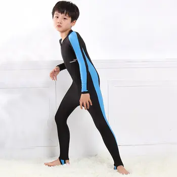 Děti Potápěčské Obleky 1mm Děti Plavky Dlouhý Rukáv Dívky Chlapci Surfování, Šnorchlování Plavecký Neopren Venkovní Vodní Sporty