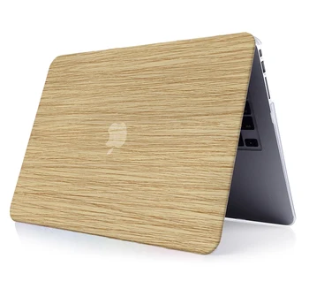 Dřeva, obilí vzor Hard Pouzdro Pro Apple Macbook Air 13.3 11 inch Pro13 15 s Retina 12 13 Případě notebooku shell Ochranný Sáček