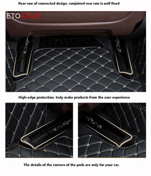 ETOATUO Vlastní Auto podlahové rohože pro Fiat Všechny Modely palio viaggio Ottimo 500 Bravo Freemont car styling auto doplňky, auto rohože