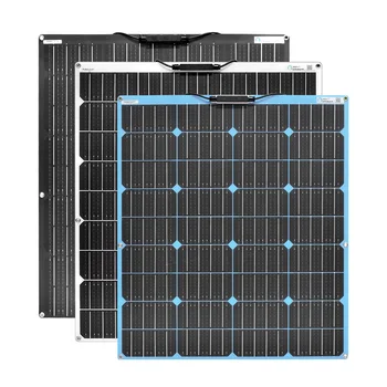Flexibilní solární panel 18 voltů, 100 wattů Černá bílá modrá solární nabíjení pro domácí kit napětí 12 v baterie pro domácí venkovní kempování